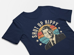 Ronald Reagan Funny Joke Shirts – Shut Up Hippy