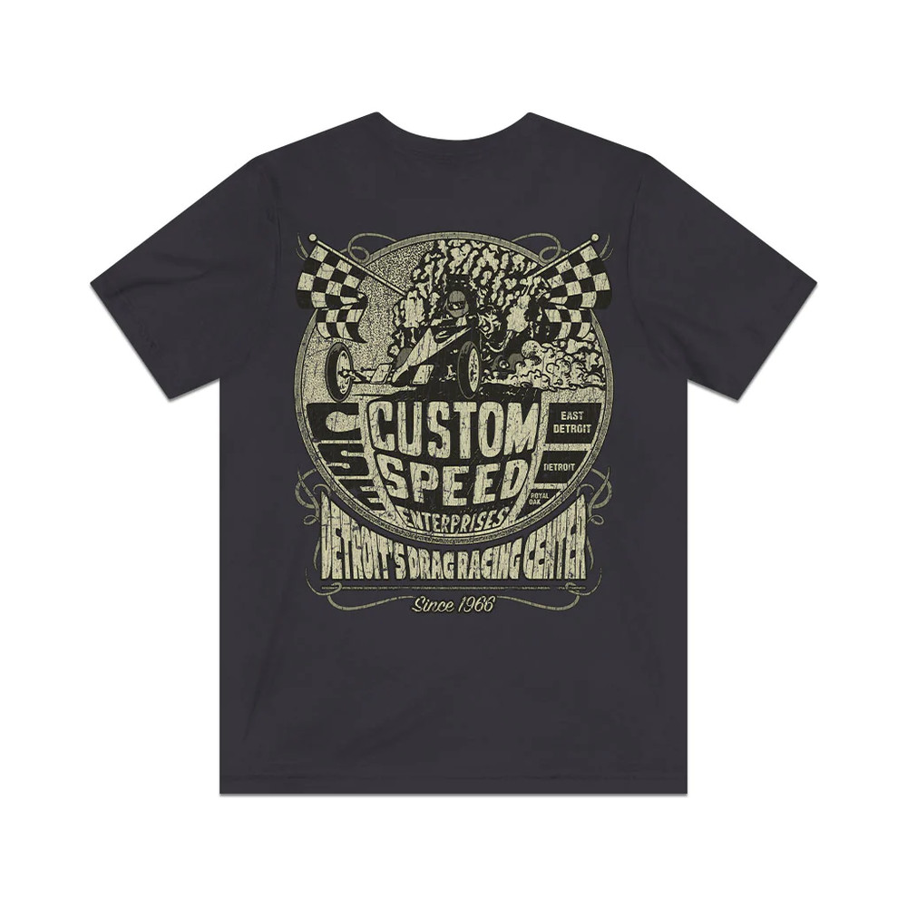Custom Speed Enterprises Detroit 1966 F/B Vintage Men’s T-Shirt