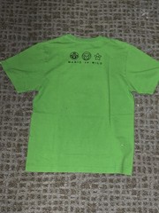 Mens M A Bathing Ape Baby Milo & Super Mario 🔥 Green Shirt NWOT SUPER RARE