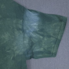 Vintage The Mountain Giraffe Shirt Size XL Green Tie Dye Anthony Casey 1999 USA