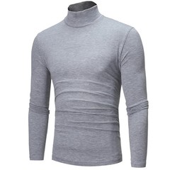 Men’s Thermal Underwear Top Slim Fit High Neck Long Sleeve Winter Shirt