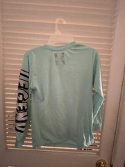 Bailey Apparel Giant Size Graphic Legend Long Sleeve T-Shirt Size 10/12