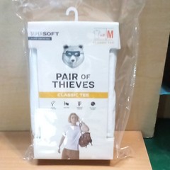 Pair of Thieves SuperSoft Classic Fit Tee White Men’s M 2-Pack Tagless