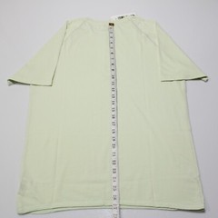 M. Singer NWT Short Sleeve Henley T-Shirt Size Medium in Apple Green 100% Cotton