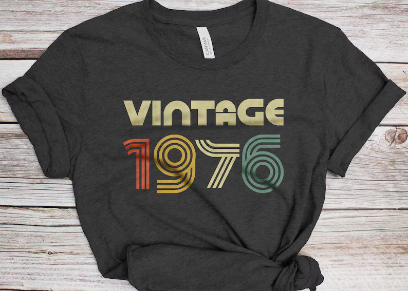 Vintage Comfort Tee Shirt Unisex Men Women Soft Feel Classic Style Gift
