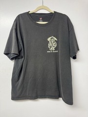 Sons of Anarchy Grim Reaper California Black T-Shirt XL Biker Club Graphic Tee
