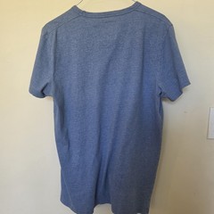 Hollister Logo Graphic Print Crew Neck Short Sleeve T-Shirt Navy Men’s Size M