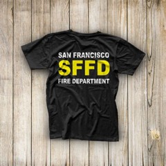 Fire Department Rescue of San Francisco SFFD T-Shirt Multicolors S-XXL Present