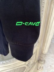 D-Cave Stefano Rosso black cotton printed t-shirt Large long sleeves Miami 2022