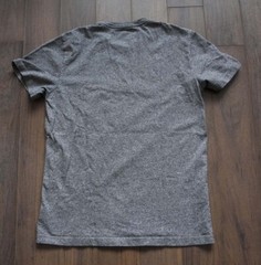 Roots Canada T Shirt Salt & Pepper Beaver Logo Size S *g1103a4