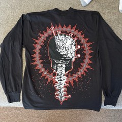Evil Vice Long Sleeve Graphic Shirt Sz M $130 Retail 100% Authentic NWT