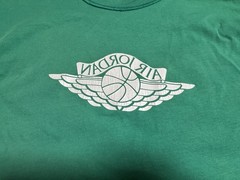 Nike Jordan Rare Air Stadium Green Distressed Shirt IB3130-324 Mens Small