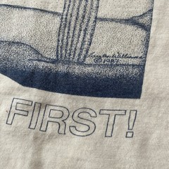 Vintage 80s EARTH FIRST! Tee Shirt Medium Radical Environmental Activism 1987 ✊