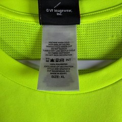 Harley Davidson Mens XL Shirt Neon Yellow Performance Graphic Tee Biker Hi-Vis