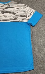 Ecko Unltd V-Neck Blue Atomic With Camo Men’s T-Shirt Size X-Large NWT