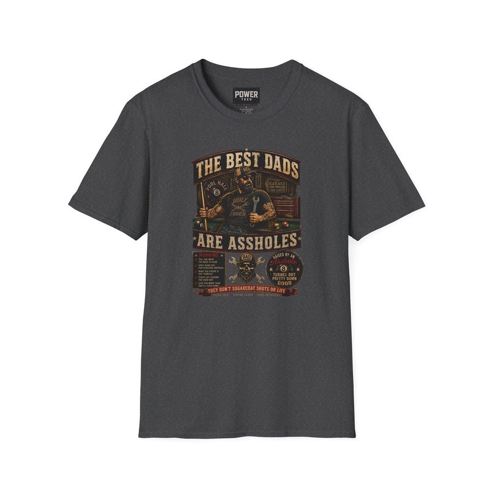The Best Dads – Funny Dad Pool Hall Soft Style T-Shirt