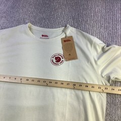 Fjallraven 1960 Logo T-Shirt Mens XXL Chalk White Organic Cotton Tee NWT