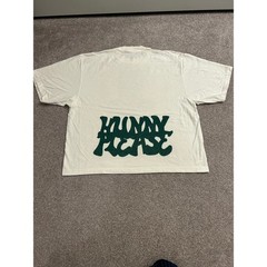 Shaka Wear Graphic T-Shirt Mens M Cream Excellent Drop Shoulder Heavyweight Tee