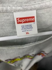 SUPREME EYES TEE ASH GREY (SS22) SZ XL
