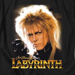 Labyrinth Jareth Licensed Adult Unisex T-Shirt Regular Fit Tee SM-3X