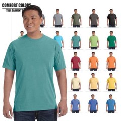 Comfort Colors Men’s Short Sleeves Ringspun Garment Dyed S-3XL T-Shirt M-C1717