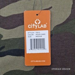 Citylab Classic Thermal Shirt Mens M Multicolor Camouflage Cotton Waffle Knit