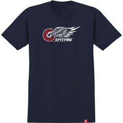 Spitfire Wheels Shirt Classic Wing True Navy/Red/White