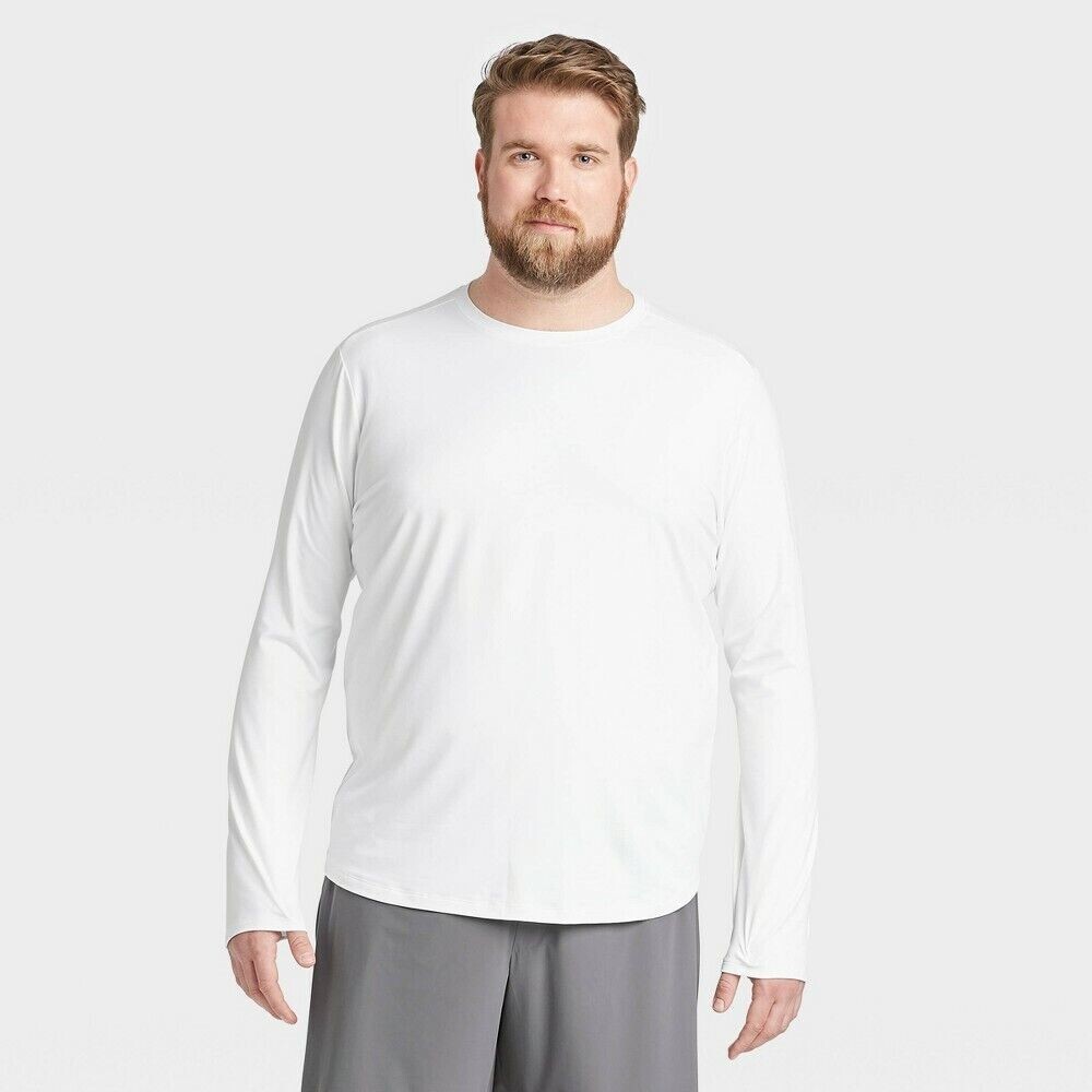 MEN’S soft Tee 2XL Oder Control Gym true white Active Wear Running All in motion