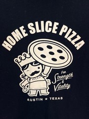 Home Slice Pizza Austin Texas T-Shirt Large Black – Tourist Popular Spots