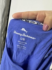 Tommy Bahama L Men Custom Graphic Tee Short Sl Golden Bear Jack Nicklaus 41-19