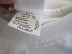 Camber Made in USA heavy MAX Weight Long Sleeve WHITE T Shirt Mens Size 2XL XXL