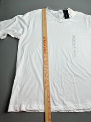 Vintage Sean John V-Neck Shirt Mens XL White Short Sleeve New