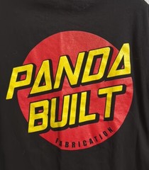 Panda Built Fabrication Tshirt 19” P2P 26” Length EUC Men’s Medium