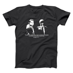Ezekiel 25:17 Pulp Fiction Bible Verse Black Basic Men’s T-Shirt