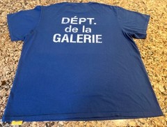 Gallery Dept French Blue Tee Size XL Double Sided Dépt De La Galerie Authentic