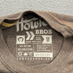 Howler Bros Shirt Mens Medium Brown Pocket Heed The Call Graphic Tee Tagless