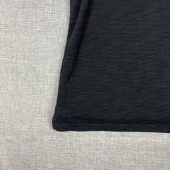 Vince Shirt Mens XL Gray Short Sleeve Henley Tagless Lightweight Cotton Jersey