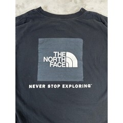 The North Face Black T-shirt Double-sided Long Sleeve Size M