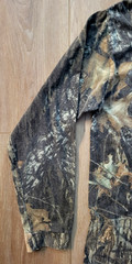 VINTAGE Jerzees Shirt Mens XL Brown Camo Long Sleeve Outdoors Mossy Oak Hunting