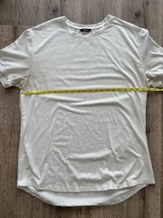 JMIERR Men’s Solid Knit Crew Neck Short Sleeve Shirt XL Extra Large White