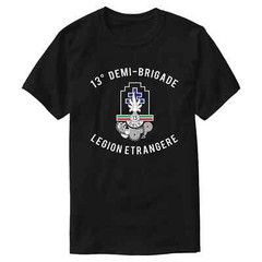 French Foreign Legion 13e DBLE Demi-Brigade T-Shirt 100% Cotton O-Neck Summer Sh