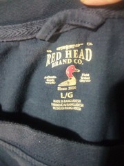 2 Red Head navy Blue Pocketed T Shirts Chest 46- 48″, Length 28″ Great Condition