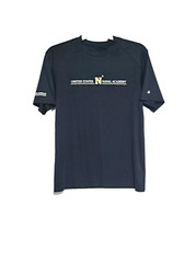 Badger Sport United States Naval Academy Blue T Shirt size M short Sleeve Print