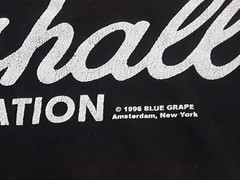 Vintage Marshall Amplification 1996 Blue Grape Black T-shirt Guitars