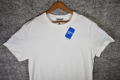 Porter & Ash Shirt Mens Large White Essential Performance Neutral Classic Crew