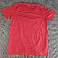 Array Shirt Mens Extra Large Red Highway Gate Graphic T-Shirt Bicycle Cityscape