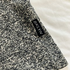 Men’s Brooklyn Cloth Tee Shirt Gray Black Blend Classic Size Large