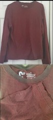 Lot (6) Men’s Med LongSleeve TShirts (5Thermal, 1Reg): GAP, RuggedTrails,Etc