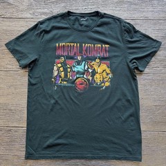 Old Navy Mortal Kombat Size L Dark Green