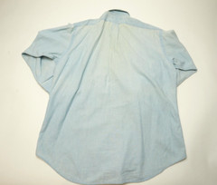 Vintage Ralph Lauren Blake Shirt Mens Medium Blue Light Wash Denim Pony